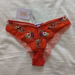 Fenty Orange Embroidered Panty